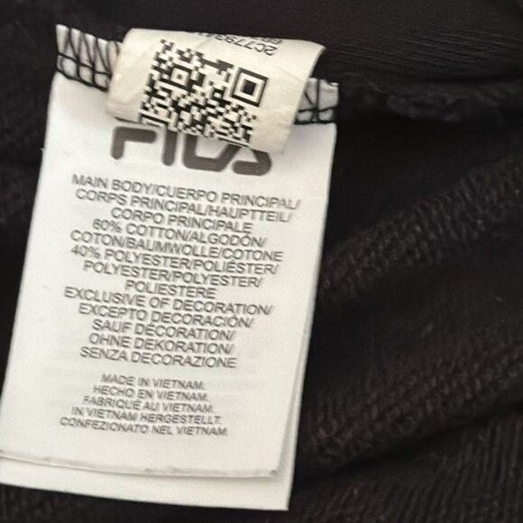 Fila Mens Black Jogger Pants Size L - Picture 4 of 7